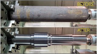 Machining of the Drive Axle  Rough and Finish  CNC LATHE [upl. by Aduhey525]