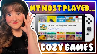 My TOP 10 MOST Played Cozy Games🌱  Nintendo Switch  PC [upl. by Ogren]