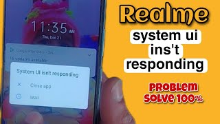 system ui isnt responding realme c21y  realme system ui isnt responding problem system ui problem [upl. by Cacie]