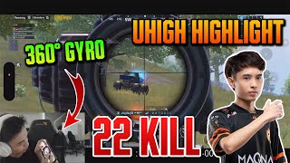 PUBG Mobile Malaysia uHigh highlight 360° Gyro 22 Kill [upl. by Niamor]