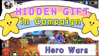 HERO WARS how to find HIDDEN gifts in CAMPAIGN [upl. by Mignonne761]