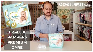 Fralda Pampers PREMIUM Care  Conheça todos os detalhes [upl. by Sinegra]