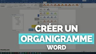 ✅ Comment Créer un ORGANIGRAMME avec WORD en 5 minutes  TUTORIEL [upl. by Joellen]