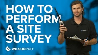 How to do a cell signal booster site survey  WilsonPro [upl. by Ahsirak]