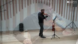 Johnny Gandelsman performs Tomeka Reids new work for solo violin quotRhapsodyquot [upl. by Oidualc]