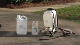 How to Properly Mix Insecticide in a Backpack Sprayer [upl. by Eyde]