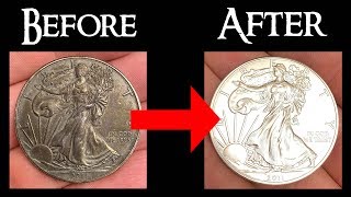 How to Clean Silver Coins at Home Cheap and Easy [upl. by Ninette370]