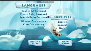 Ice Age The Meltdown 2006 DVD Menu Walkthrough [upl. by Nolyaj]