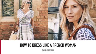 HOW TO DRESS LIKE A FRENCH WOMAN  Parisian Style [upl. by Adnomar]