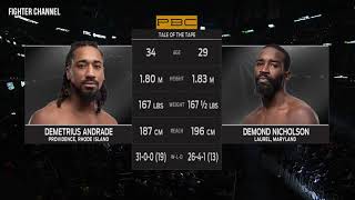 Demetrius Andrade vs Demond Nicholson HIGHLIGHTS BOXING FIGHT HD [upl. by Yseulte]