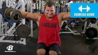 How to Seated Dumbbell Side Lateral Raise with Hunter Labrada  Exercise Guide [upl. by Weisbrodt]