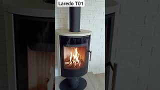 Piecyk kominkowy Romotop Laredo T01 kominek fire fireplace kominki piec stove [upl. by Ribal840]