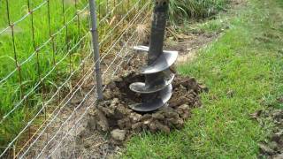 How To Dig A Fence Post Hole [upl. by Sutit657]