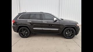 2012 Jeep Grand Cherokee Overland 4WD Black 2363920 [upl. by Kellsie]