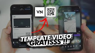 BENERAN LANGSUNG JADI  Pake Template QR di VN Tinggal Masukin Video [upl. by Anigroeg]