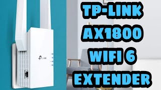 tplink ax1800 wifi 6 extenderre605x reviews [upl. by Bax829]