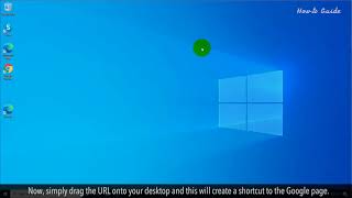 How to add a Google shortcut to your Desktop [upl. by Ahsikar]