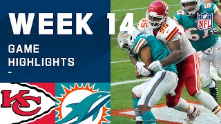 Chiefs vs Dolphins Week 14 Highlights  NFL 2020 [upl. by Ellecrag]