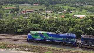 Trem da Rumo em Canguera São RoqueSP [upl. by Anurag]