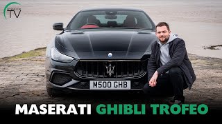 Maserati Ghibli Trofeo  First Drive 2022 [upl. by Philemon50]