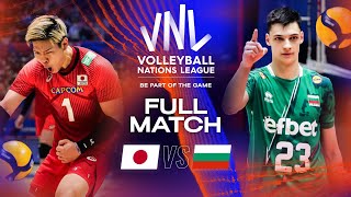 Nishida ends 3Set Thriller 😳🏐 Japan vs Bulgaria  Full Match  Mens VNL 2023 [upl. by Ecilahs547]