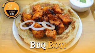 Bbq Chicken Boti Recipe By Food Bite  Chicken Tikka Boti [upl. by Cutlip]