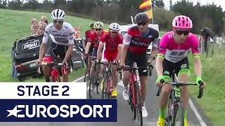 Tour du Pays Basque 2018  Stage 2 Highlights  Cycling  Eurosport [upl. by Adoh]