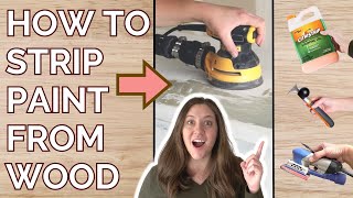 How To Strip Paint From Wood [upl. by Trofmoc]