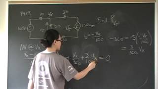 NodeVoltage with Dependent Sources P419 Nilsson Riedel Electric Circuits 9E Solution [upl. by Oflunra]