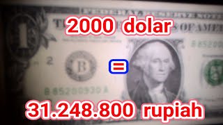 TERJAWAB 2000 dolar berapa rupiah [upl. by Warring]