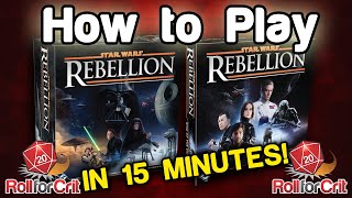 How to Play Star Wars Rebellion  Rise of the Empire Expansion [upl. by Reivilo389]