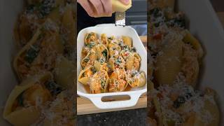 Seafood Stuffed Shells Recipe SHORTS [upl. by Sidonia210]