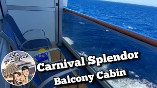 Balcony Cabin Carnival Splendor [upl. by Aettam]