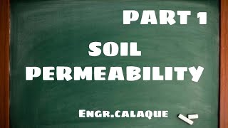 Soil Permeability Part 1 [upl. by Asirem]