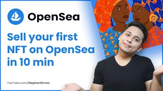 Complete OpenSea Tutorial to Sell your first NFT in Hindi  Stephen SIMON [upl. by Atnuhs]