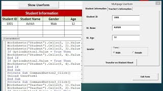 MultiPage Userform  Advanced Excel Userform Example [upl. by Ferro]