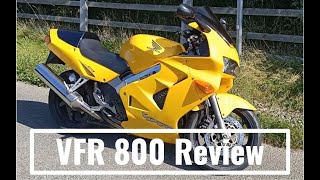 Honda VFR800FI 1999  5th Generation VFR  Stock Exhaust  Review and Walkaround [upl. by Wsan]