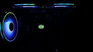 Coolermaster MF120 Halo Daisychain Setup [upl. by Hickie]