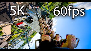 Lech Coaster back seat onride 5K POV 60fps Legendia [upl. by Eyot]