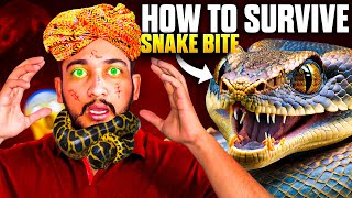 How To Survive a SNAKE BITE [upl. by Aibos]