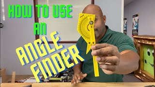 HOW TO USE AN ANGLE FINDER [upl. by Enneirda433]