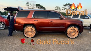 Yukon Denali on Rose Gold Rucci wheels [upl. by Perr]