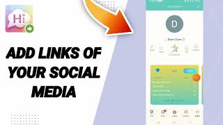 How To Add Links Of Your Social Media On SayHi Chat App [upl. by Pawsner72]