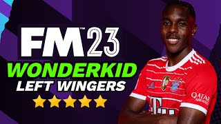 FM23 LEFT WINGER WONDERKIDS [upl. by Hnahym]