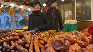 🇵🇱 POLISH STREET FOOD KRAKOW POLAND WALKING TOUR 4K HDR [upl. by Emelen]