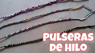 Pulseras de hilo DIY  Andycoookiesandcrafts [upl. by Lillith]