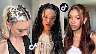 Trying 10 Viral TikTok Hairstyles [upl. by Gardner]