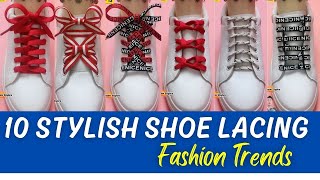 13 Brilliant ways to lace up your shoes Girls shoes lacing design 2025 shoelaces kihoav [upl. by Matthews898]