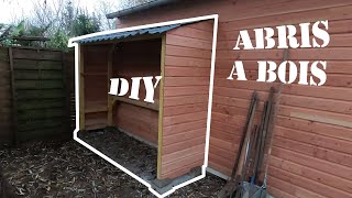 🛠Je construis un ABRIS à BOIS 🛠 DIY [upl. by Eelannej]