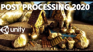 HOW TO USE POST PROCESSING IN UNITY 2020 TUTORIAL [upl. by Leuamme]